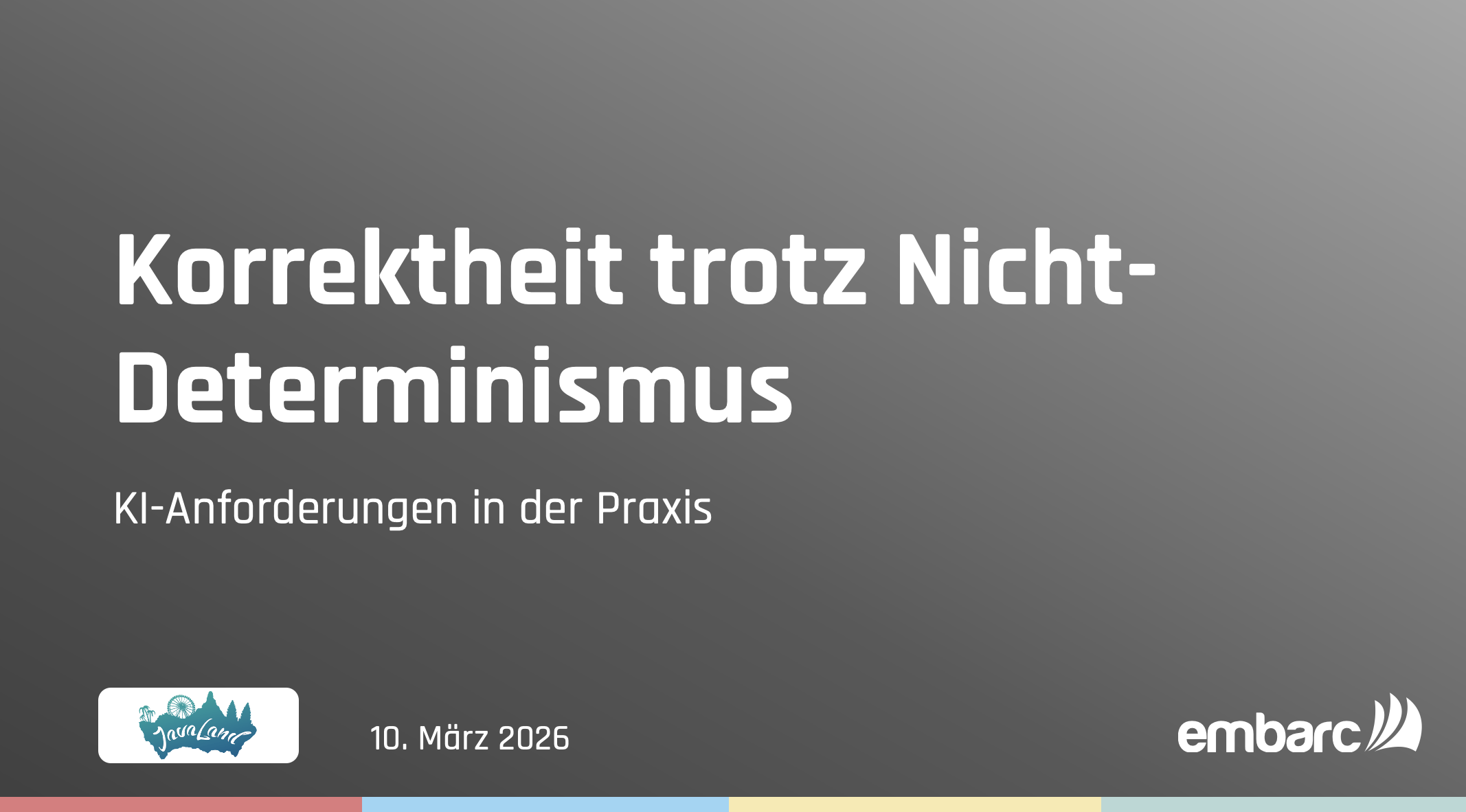 Korrektheit trotz Nicht-Determinismus: KI-Anforderungen in der Praxis
