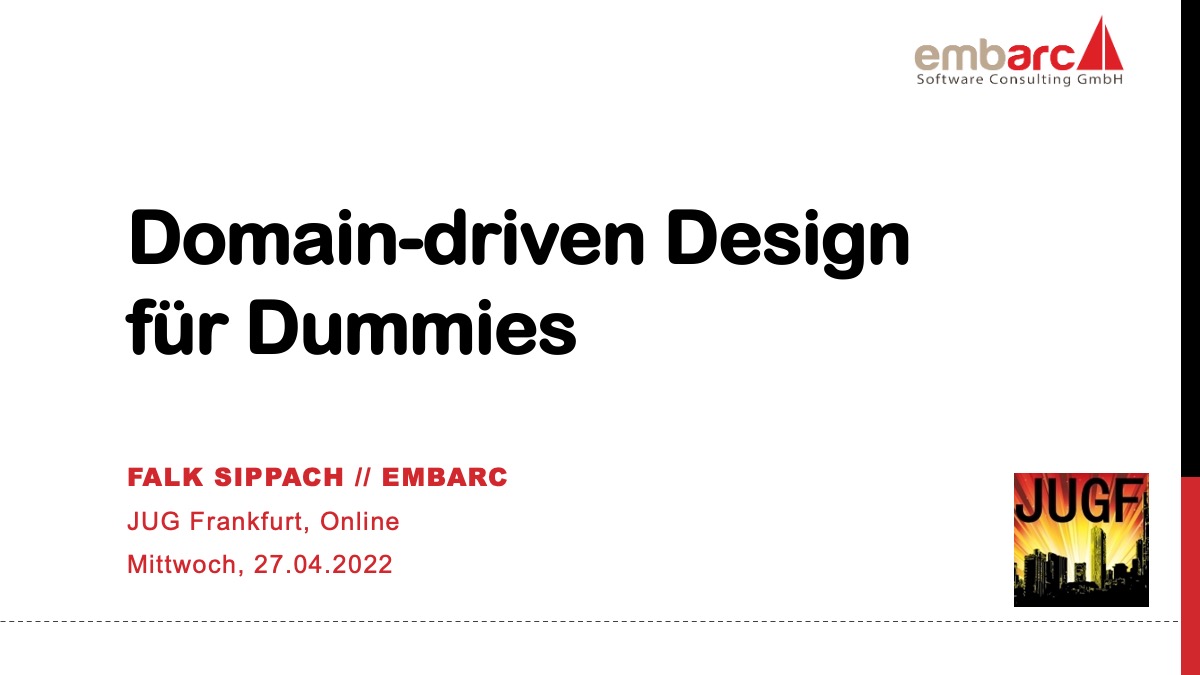 Teaser-Bild für pdf: Domain Driven Design für Dummies