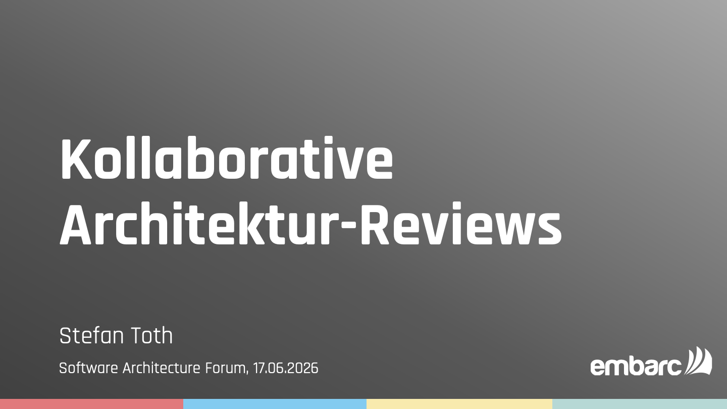 Kollaborative Architektur-Reviews
