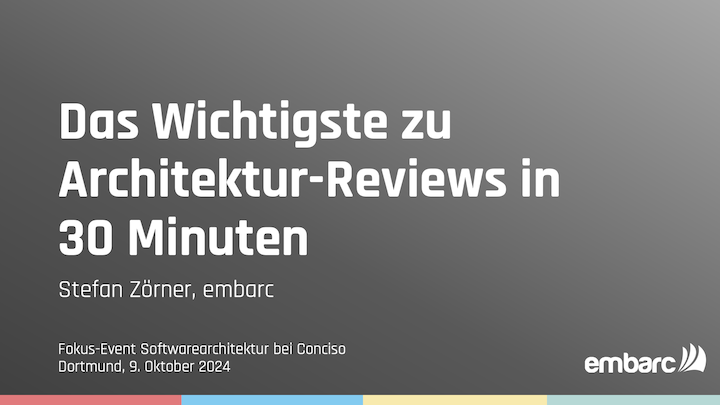 Das Wichtigste zu Architektur-Reviews in 30 Minuten