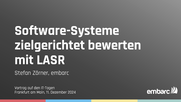 Teaser-Bild für pdf: IT-Tage 2024: Software zielgerichtet bewerten mit LASR