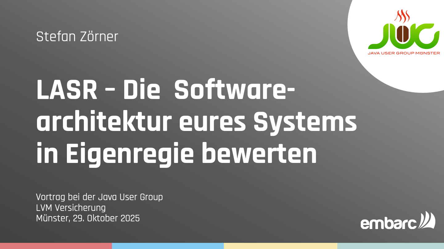 Die Softwarearchitektur des Systems in Eigenregie bewerten