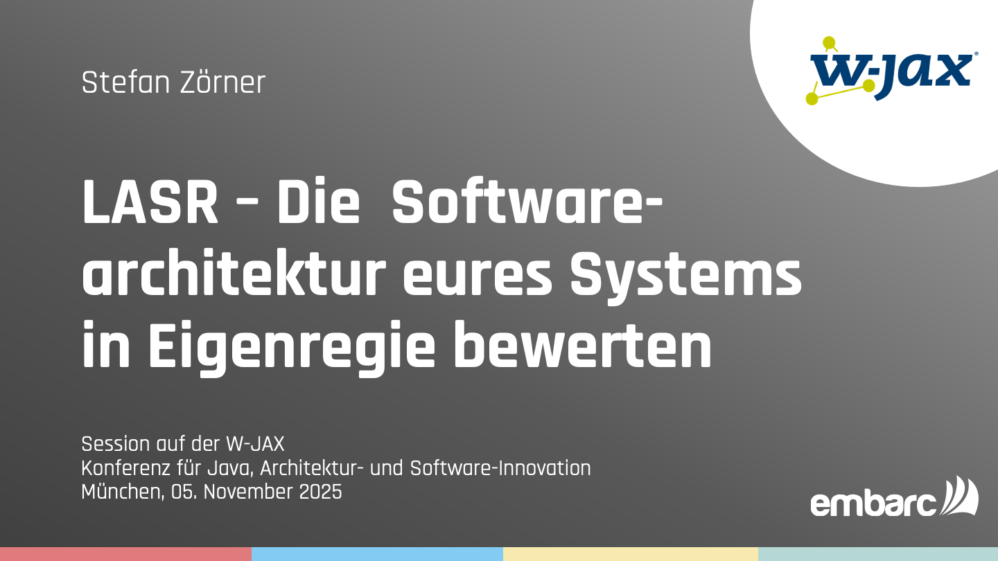 Die Softwarearchitektur des Systems in Eigenregie bewerten