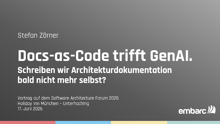 Teaser-Bild für pdf: iSAQB SAF: Schreiben wir Architekturdokumentation bald nicht mehr selbst?